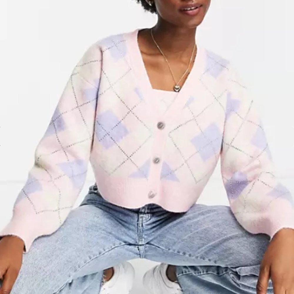 Pink Diamond Cardigan